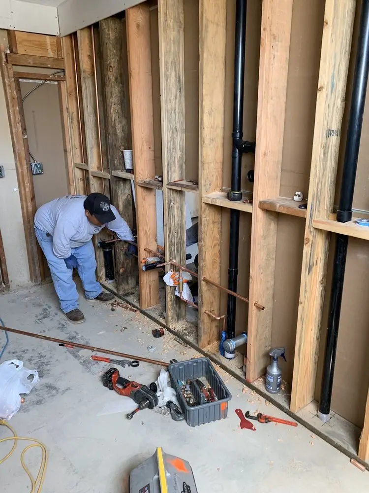 Commercial rough-in plumbing for Commercial Plumbing in East Hills